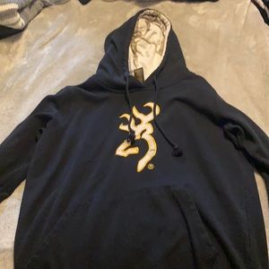 Black browning hoodie